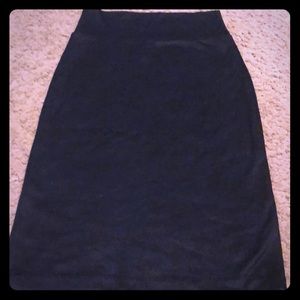 Stretchy pencil skirt